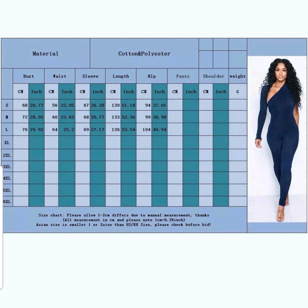 One sleeve Jumpsuit - Picture 2 of 8